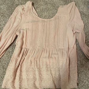 Light pink blouse
